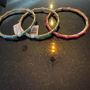 Multicolor stack bracelets